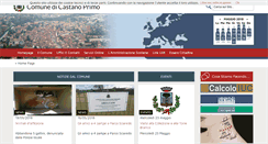 Desktop Screenshot of comune.castanoprimo.mi.it